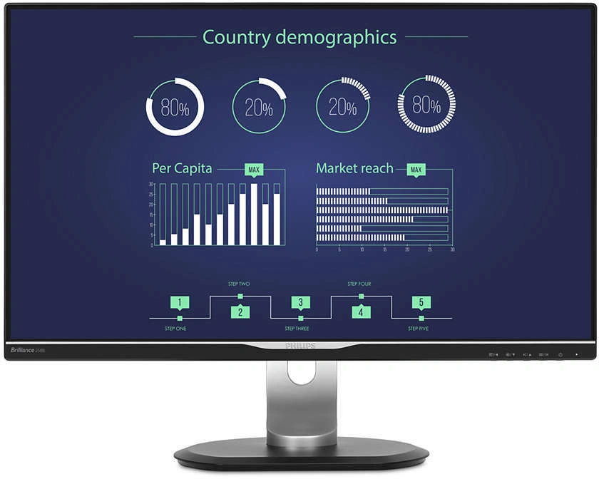 2001289007 Philips 258B6Queb/00 25Inch Monitor