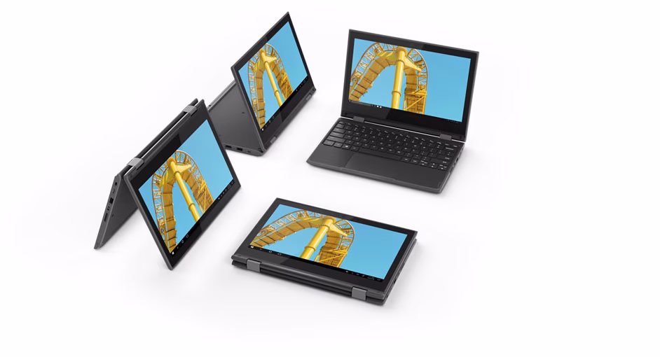 Lenovo 300E 2Nd Chromebook Celeron N4000/4Gb/32Gb Flash 11.6Inch