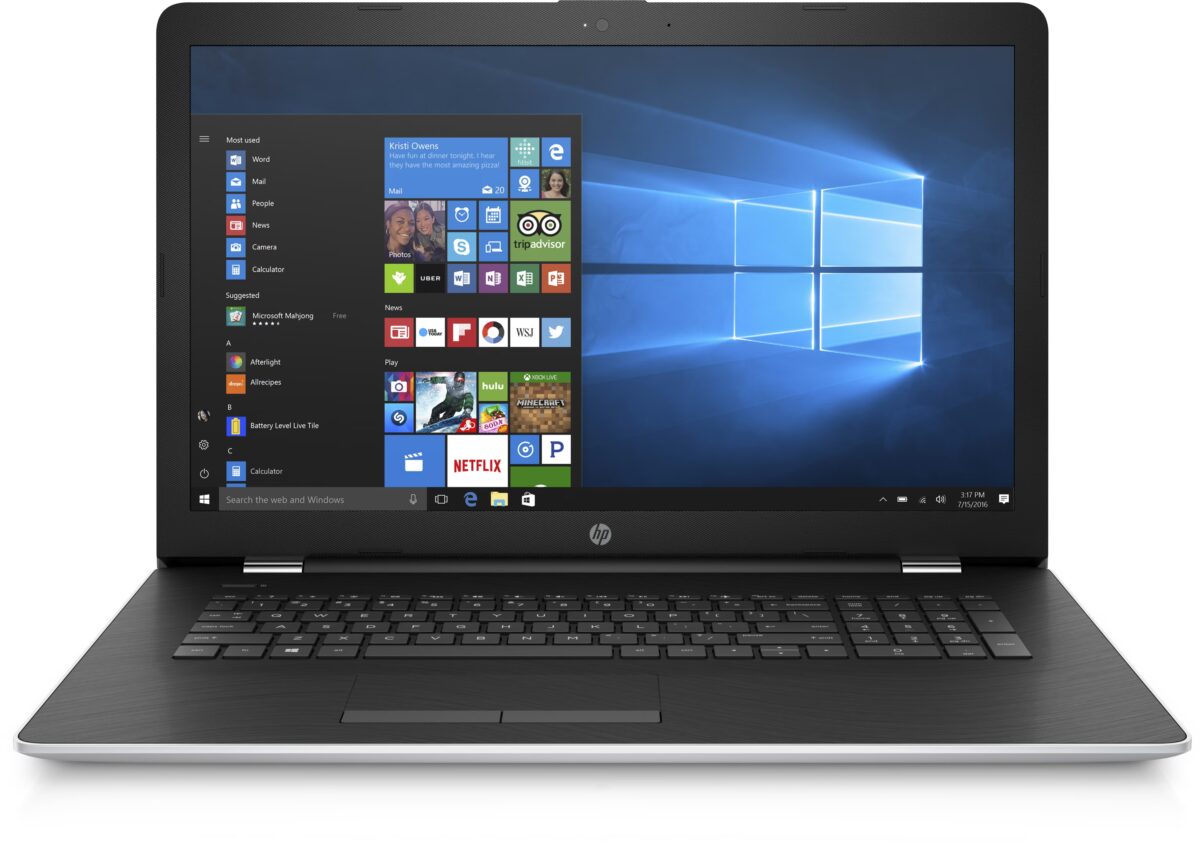 Hp 17-Bs082Nd I5-7200U/8Gb/240Gb Ssd 17.3Inch