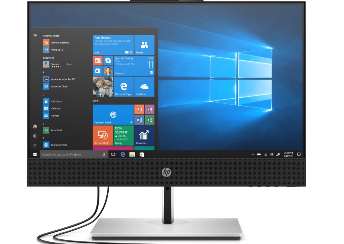 Hp Pro-One 600 G6 Aio I5-10500T/8Gb/240Gb Ssd 21.5Inch *Touchscreen*
