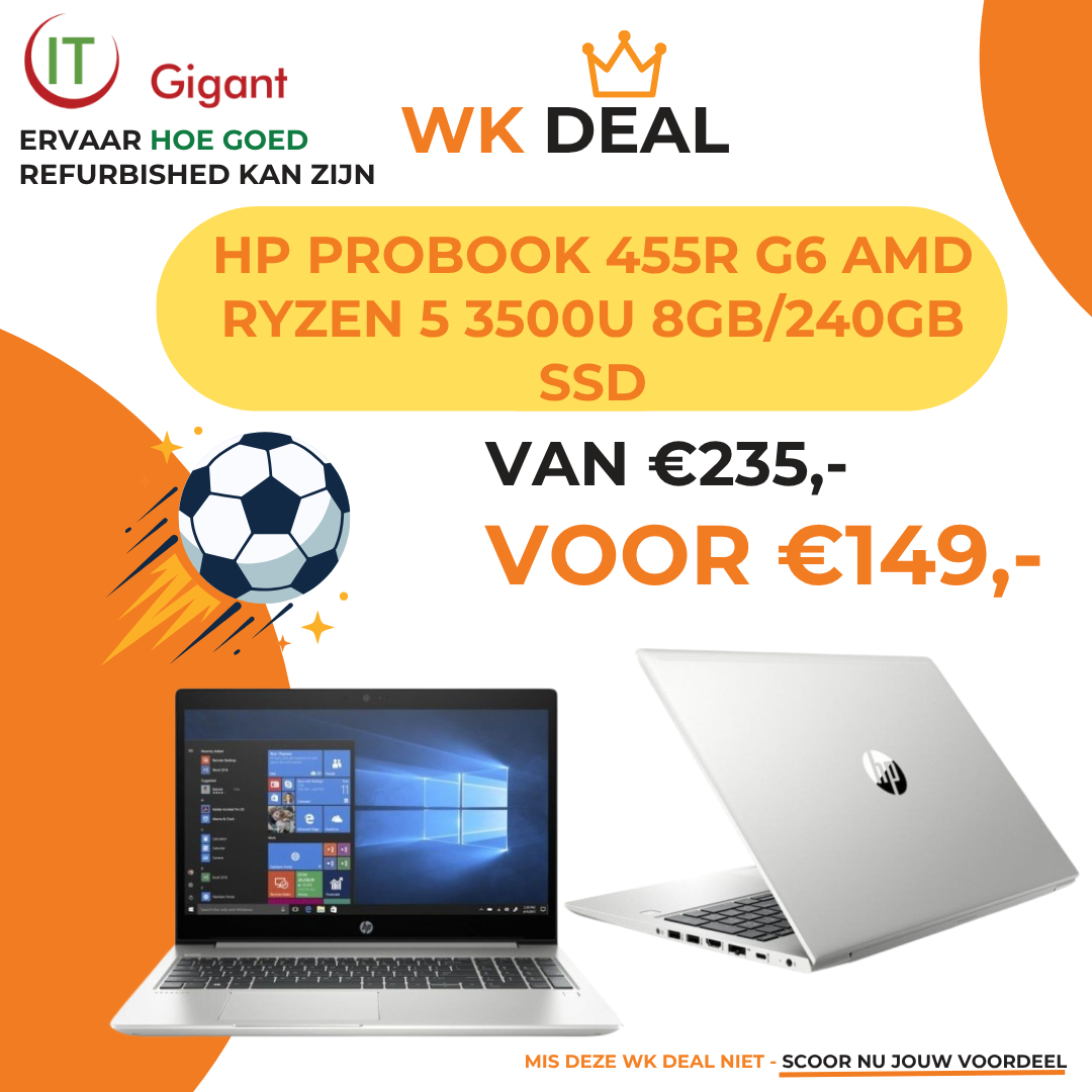 Hp Probook 455 G7 Amd Ryzen 5 4500U 8Gb240Gb Ssd 15.6Inch (45) Home - It Gigant