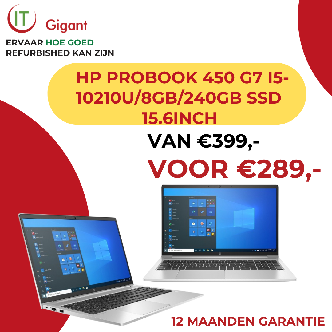 Hp Probook 455 G7 Amd Ryzen 5 4500U 8Gb240Gb Ssd 15.6Inch (74) Home - It Gigant